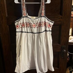 Wayward Fancies by eShakti Cotton Floral Embroidered Dress 2X